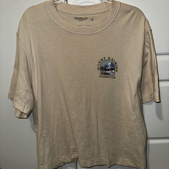 Abercrombie & Fitch Other - Abercrombie & Fitch Beige Graphic Tee